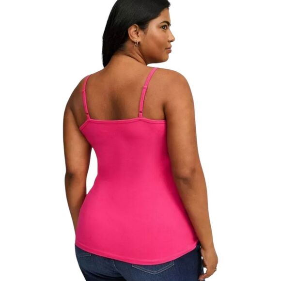 TORRID Plus Size Foxy Hot Pink Heart Ring Cami Tank Top 2X - Picture 10 of 14